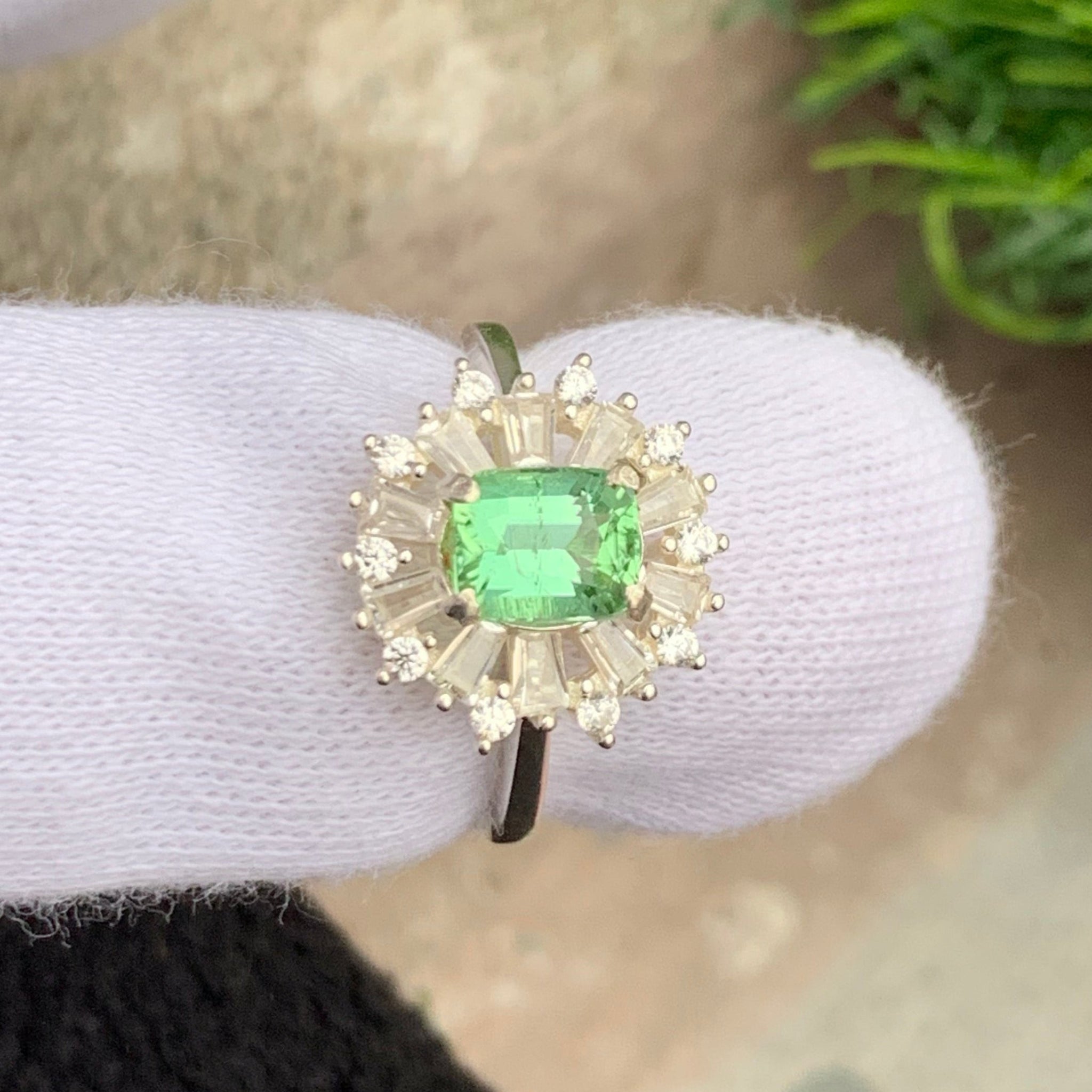 Green Stone Ring