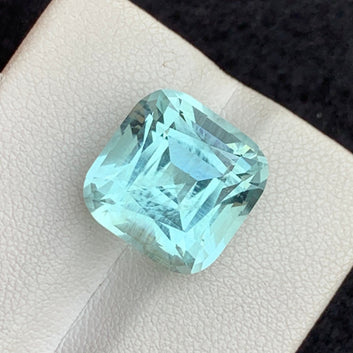 Natural Aquamarine from Pakistan, Cushion Cut 10.00 Cts