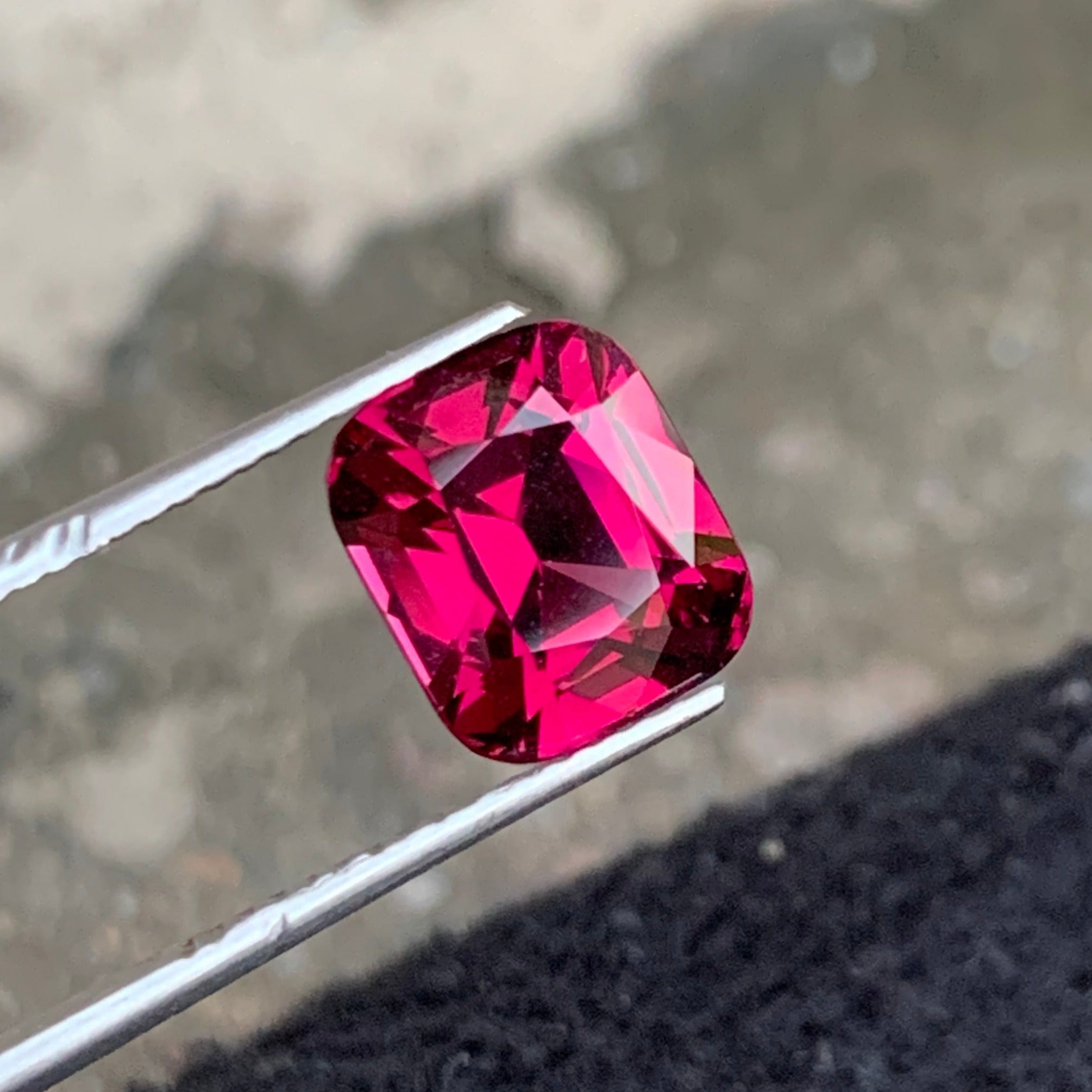 Pink Rhodolite Garnet ring
