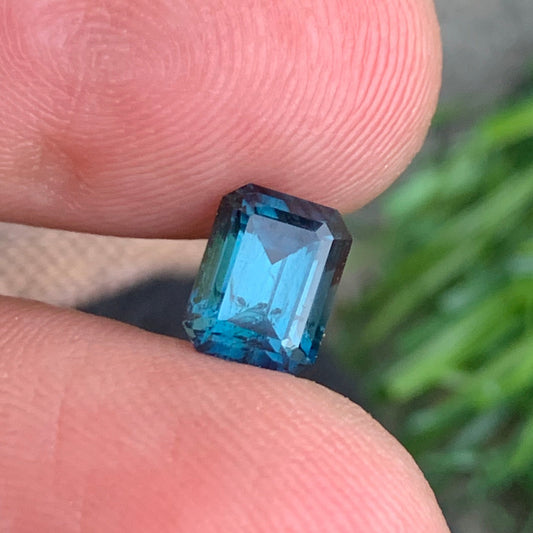 Ink blue tourmaline