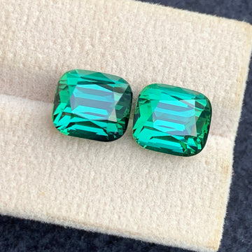 Bluish Green Tourmaline pair
Bluish Green Tourmaline jewelry