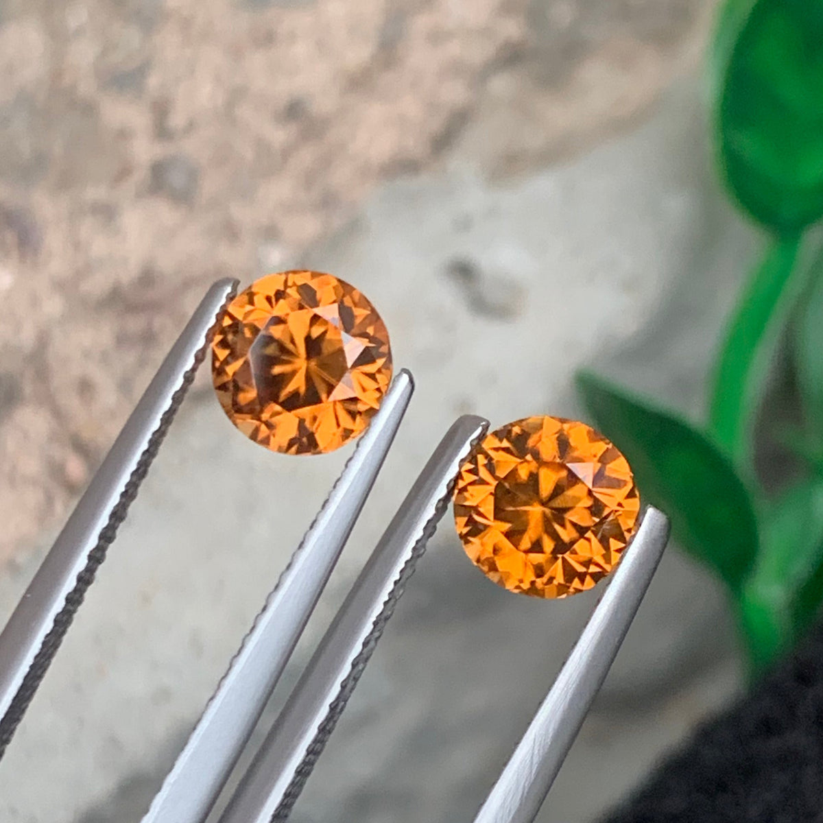 Orange Zircon earrings
Orange Zircon gift