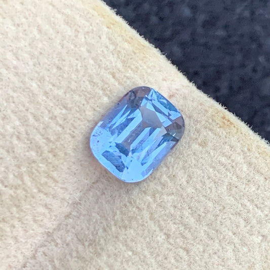 1.80 Carat Dazzling Blue Spinel from Sri lanka, Sky Blue Spinel Cushion Cut