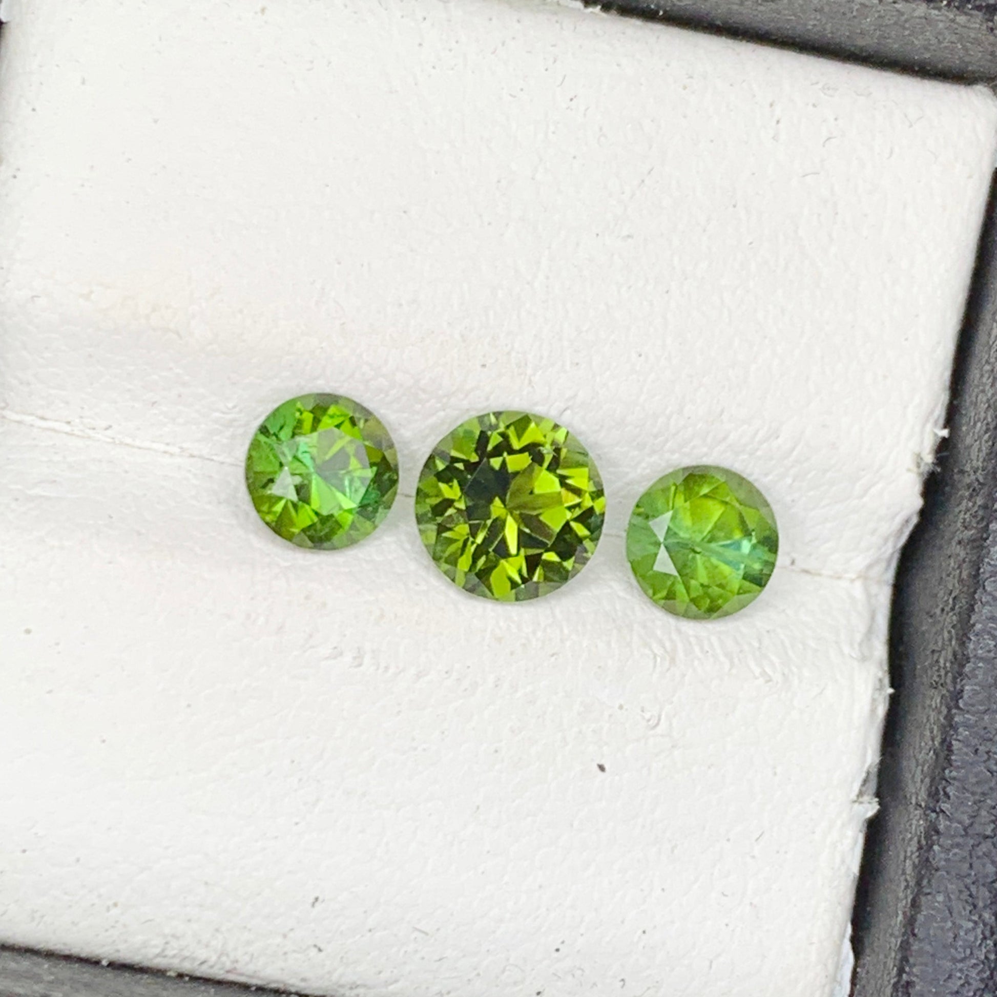 Green tourmaline Jewelry set