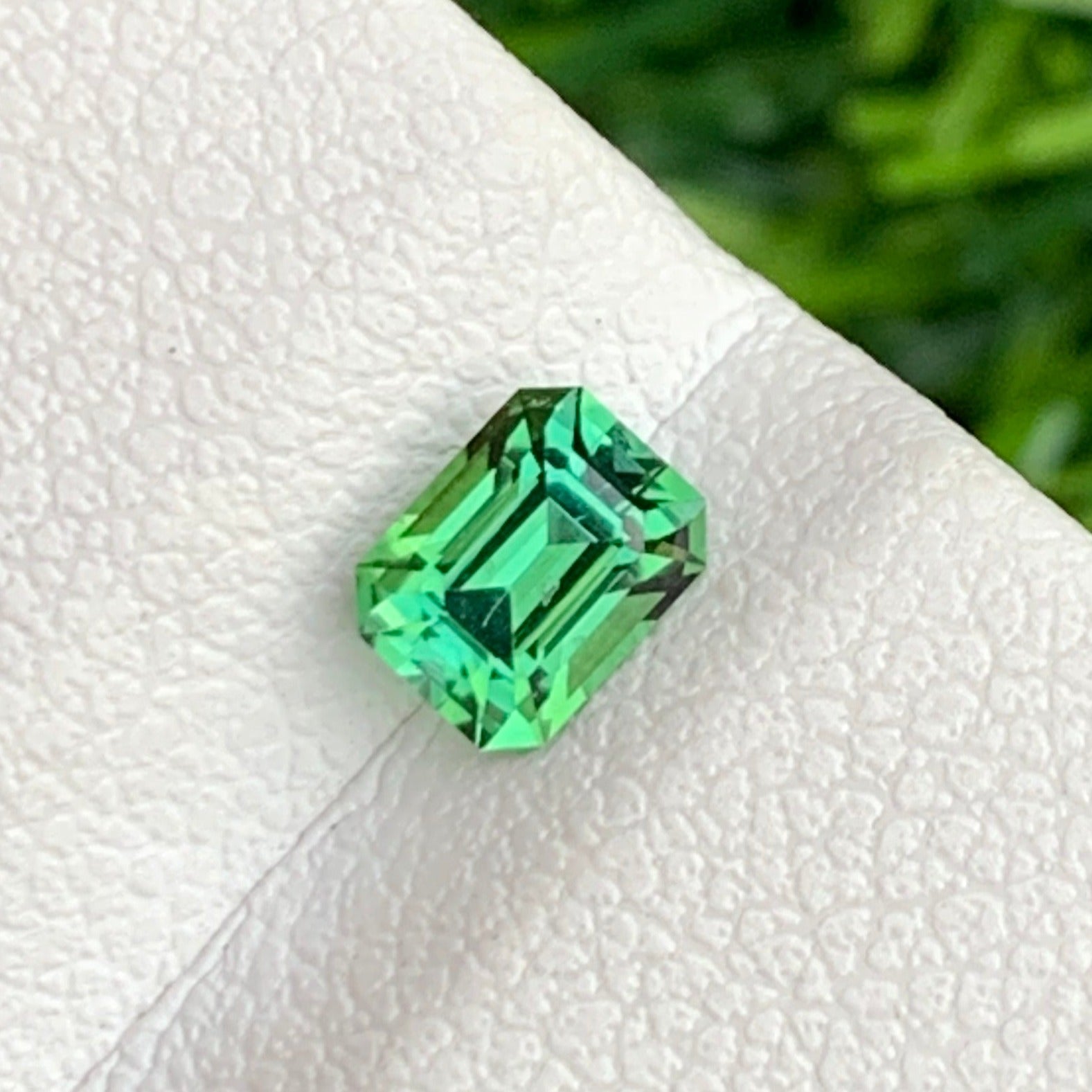 Mint green gemstone