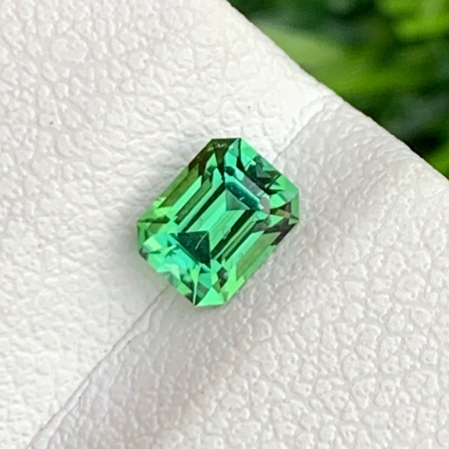 Apple green gemstone