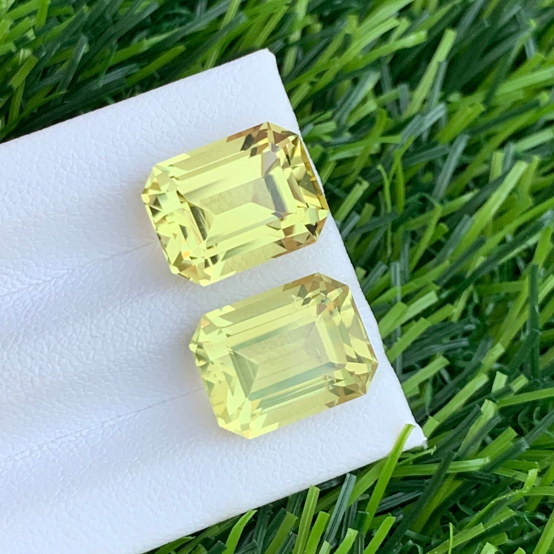 Lemon Quartz earring Pair