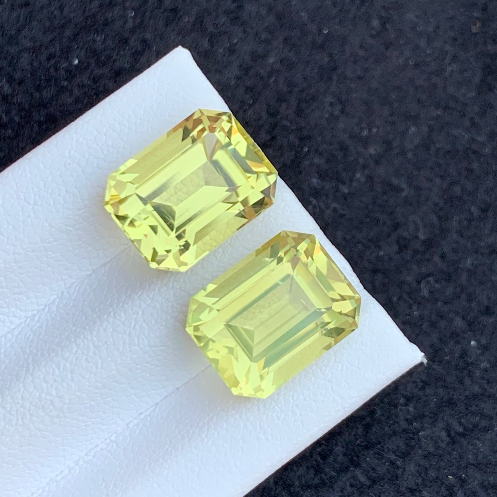 Lemon Quartz Pair