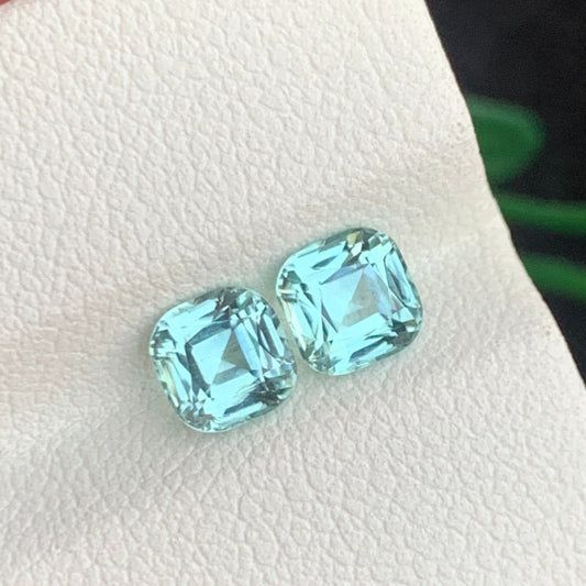 Light Seafoam Tourmaline stones
Light Seafoam Tourmaline pair
Light Seafoam Tourmaline gift
