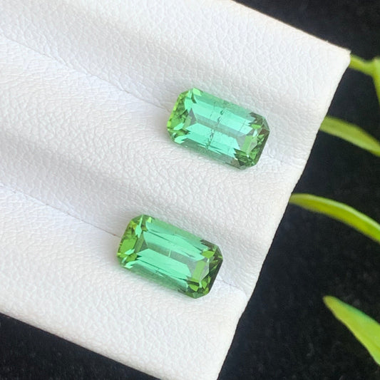  Bluish Green Tourmaline gemstone
 Bluish Green Tourmaline  pair