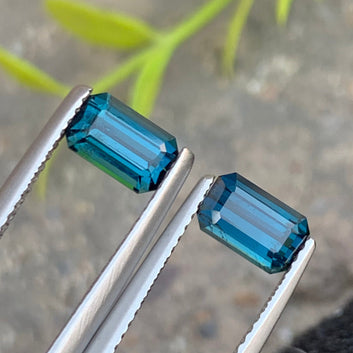 Ink Blue Tourmaline pair
Ink Blue Tourmaline Earrings