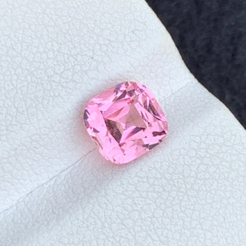 Pink Tourmaline Gemstone, Beautiful Pink Stone Cushion Cut 1.90 Carats