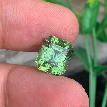 Rutile Green Peridot ring
Rutile Green Peridot pendant
