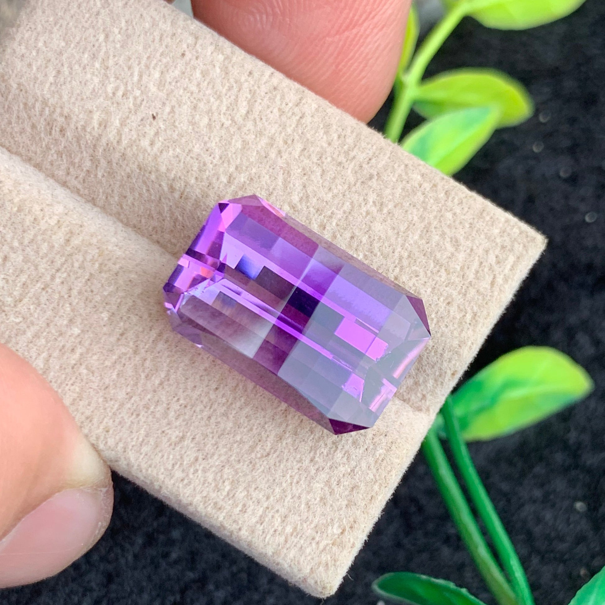 Pink Purple Amethyst Ring