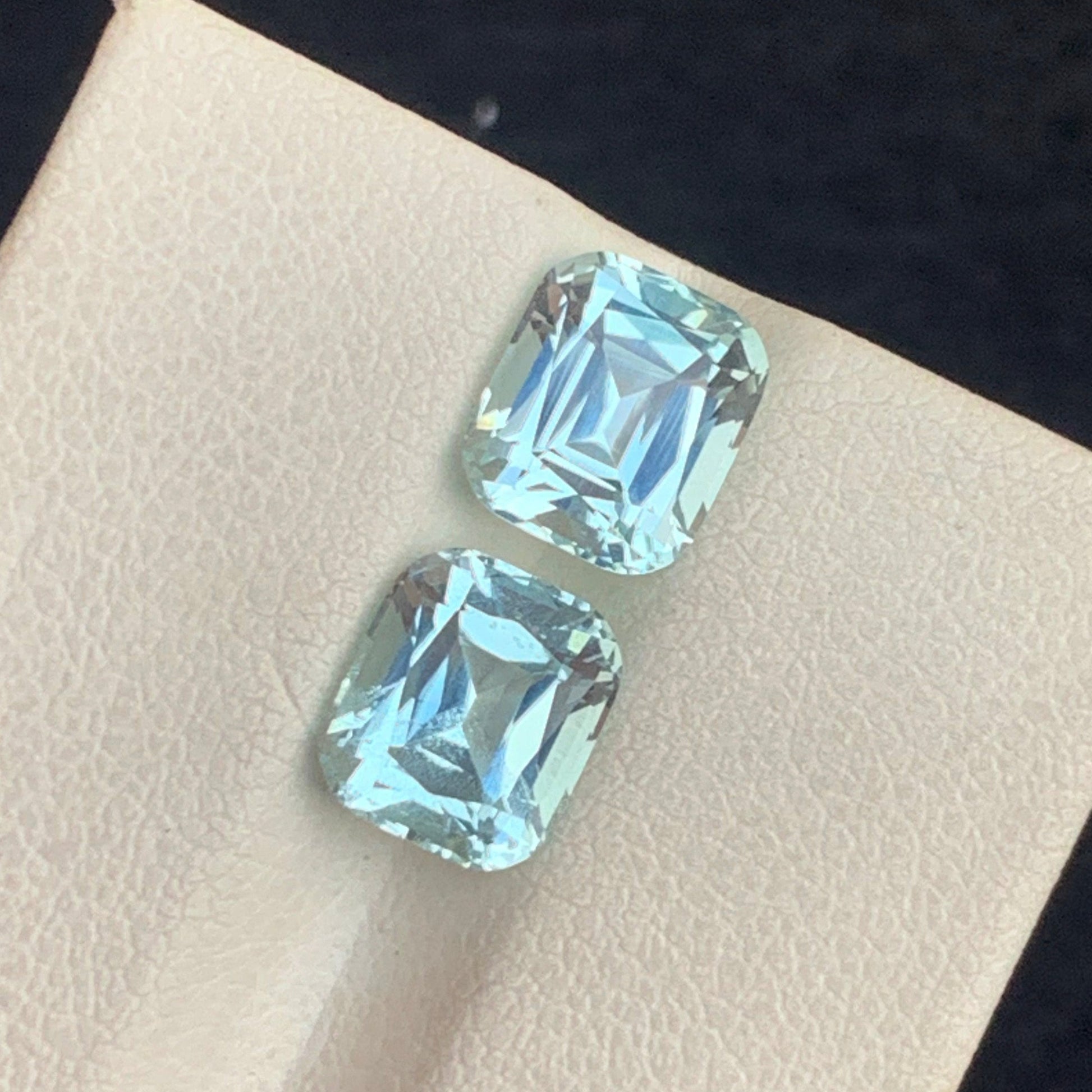 Loose Blue Aquamarine Pair