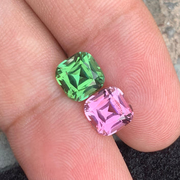 Reverse Tourmaline pair
Reverse Tourmaline earrings
Reverse Tourmaline rings
