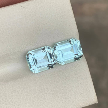 Aquamarine earring Pair