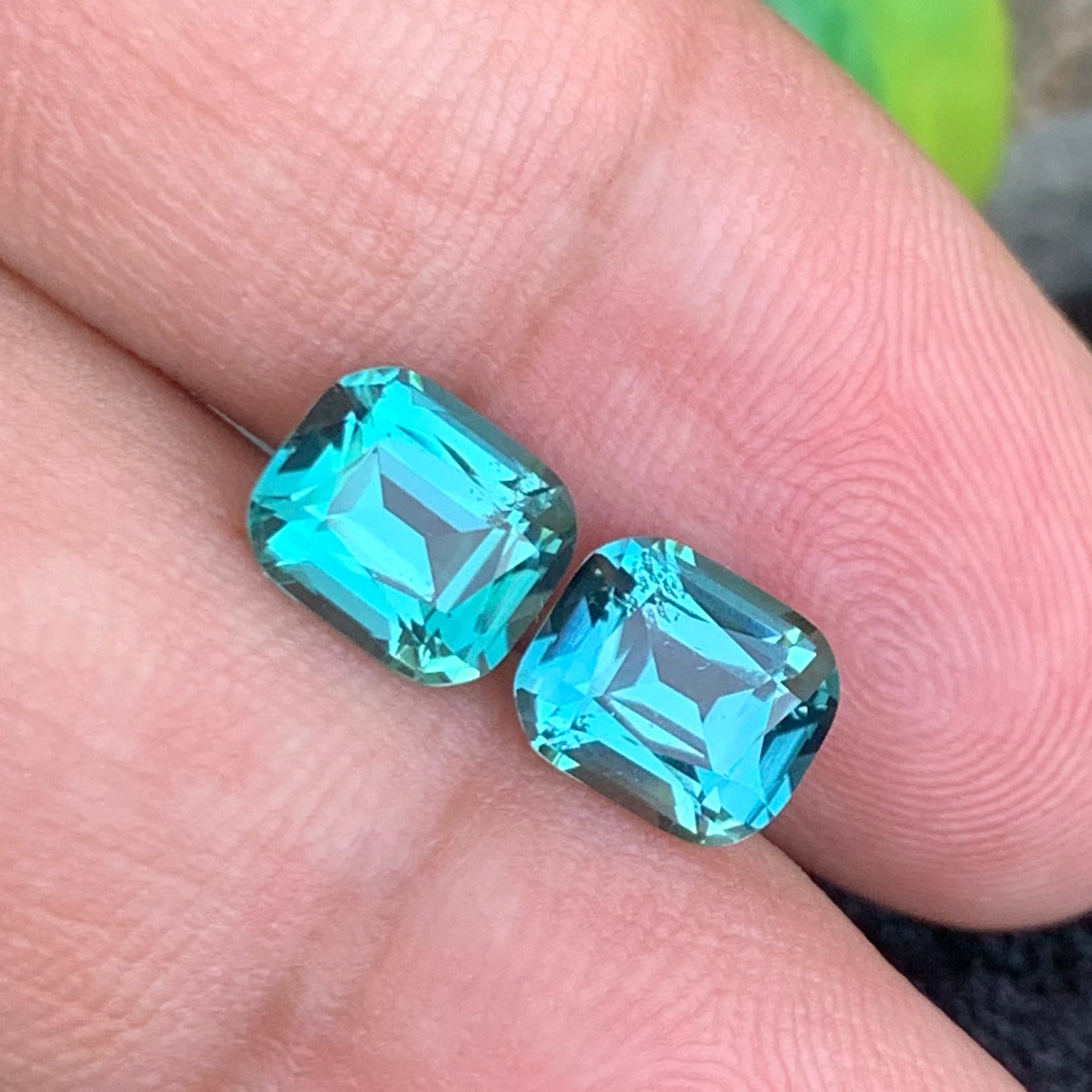 Lagoon Tourmaline  gemstone
Lagoon Tourmaline  pair