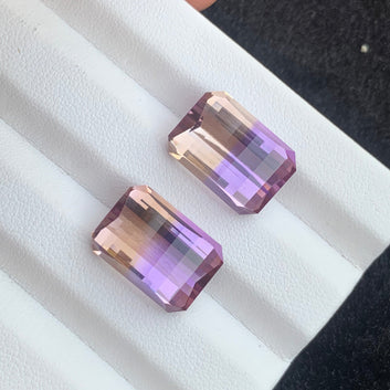 Ametrine rings
Ametrine earrings