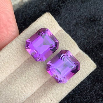 Pink Purple Amethyst pair
 Pink Purple Amethyst earrings