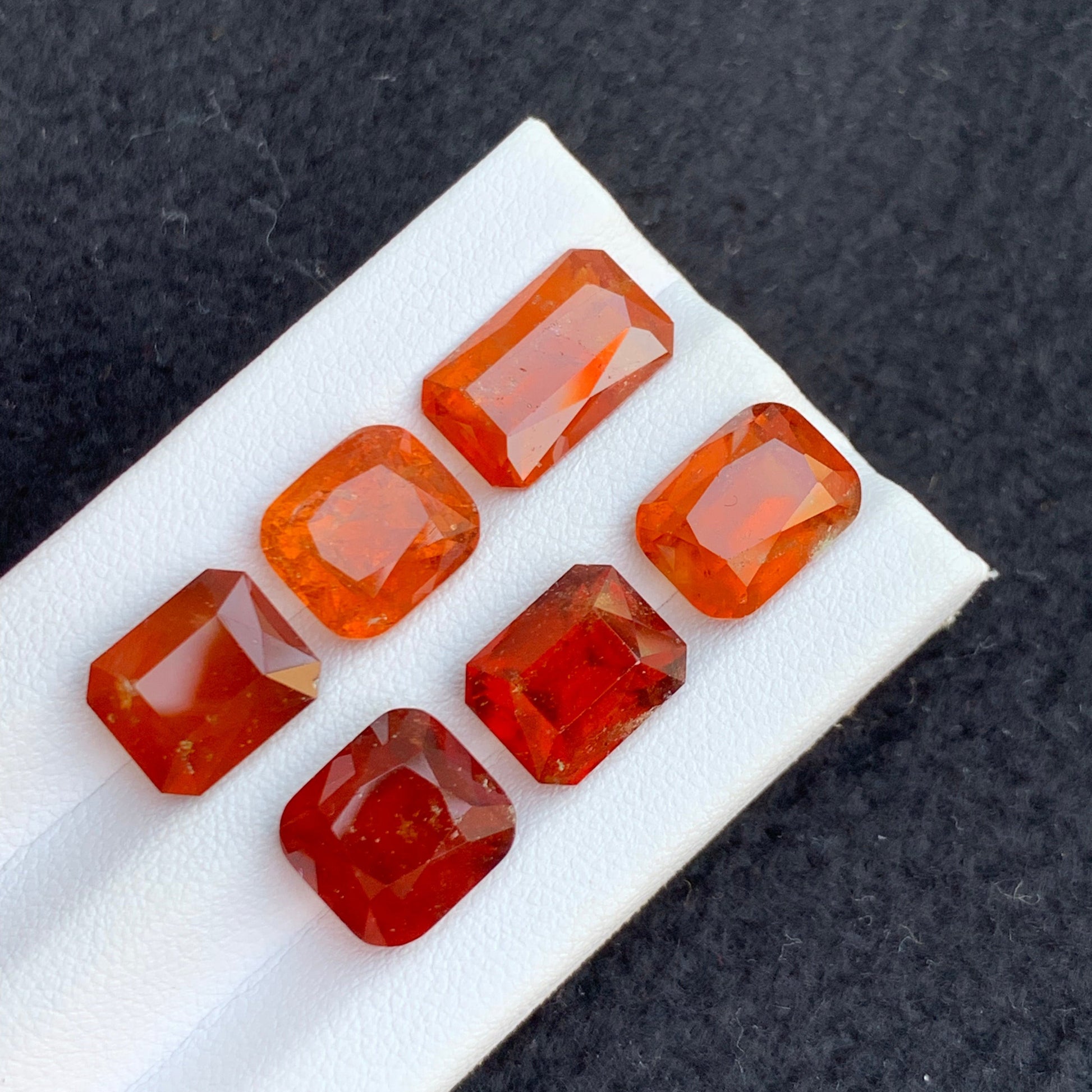 Hessonite Stone Lot