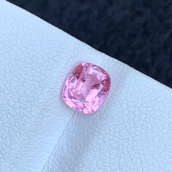 Pink Spinel Gemstone from Burma, Cushion Cut 1.05 Cts