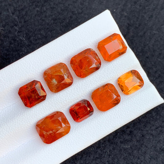 22.20 Carats Loose Hessonite Garnet Lot, Orange Garnet Lot