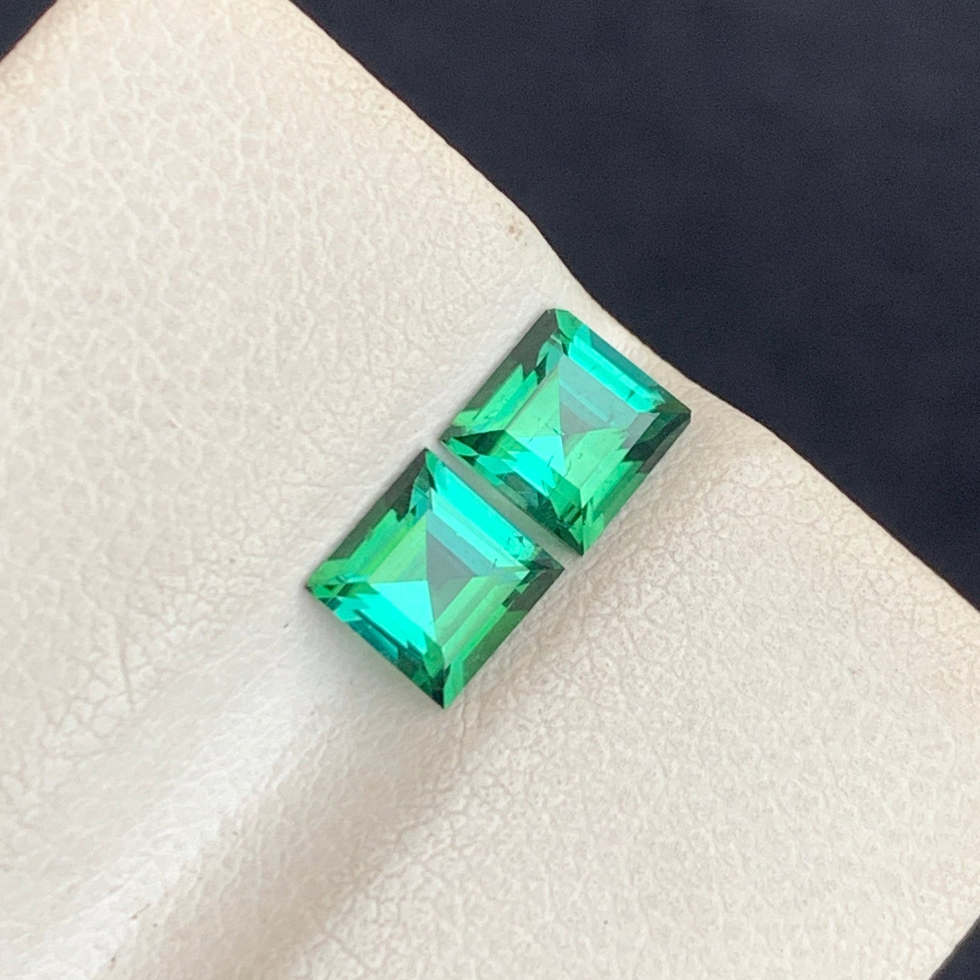 Loose Green Tourmaline Pair