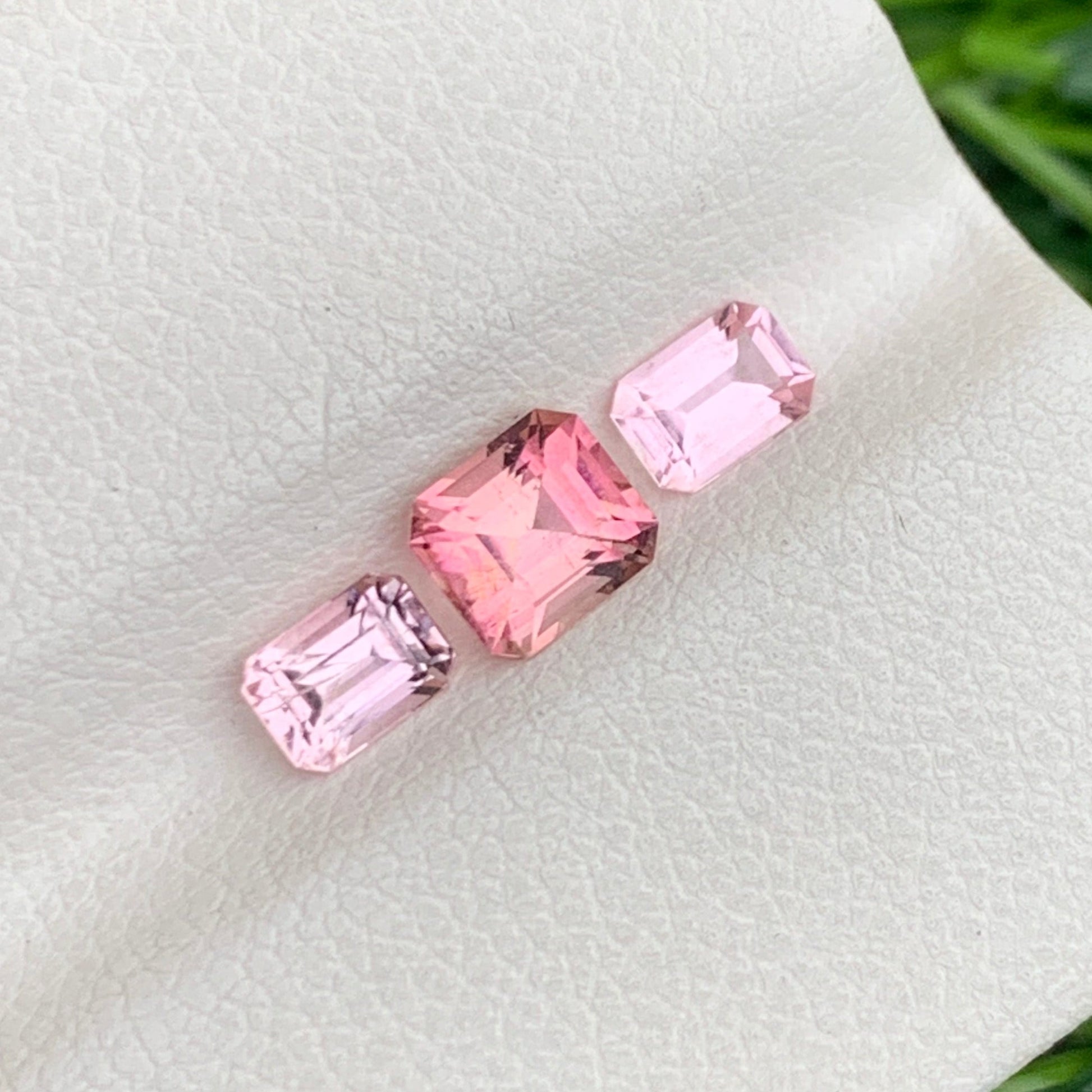 pink Gemstone ring Set
