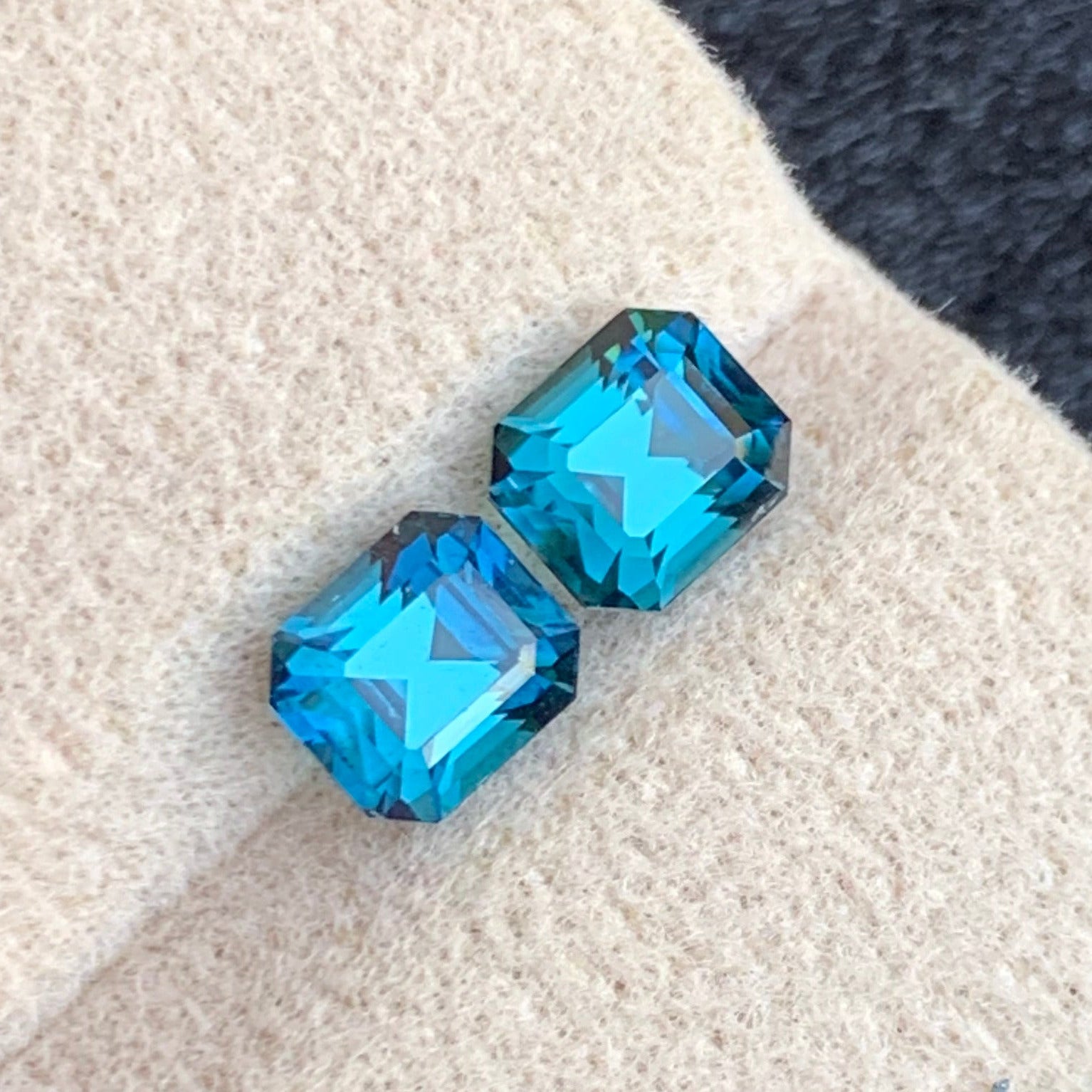 Ink Blue Tourmaline pair
Ink Blue Tourmaline Earrings