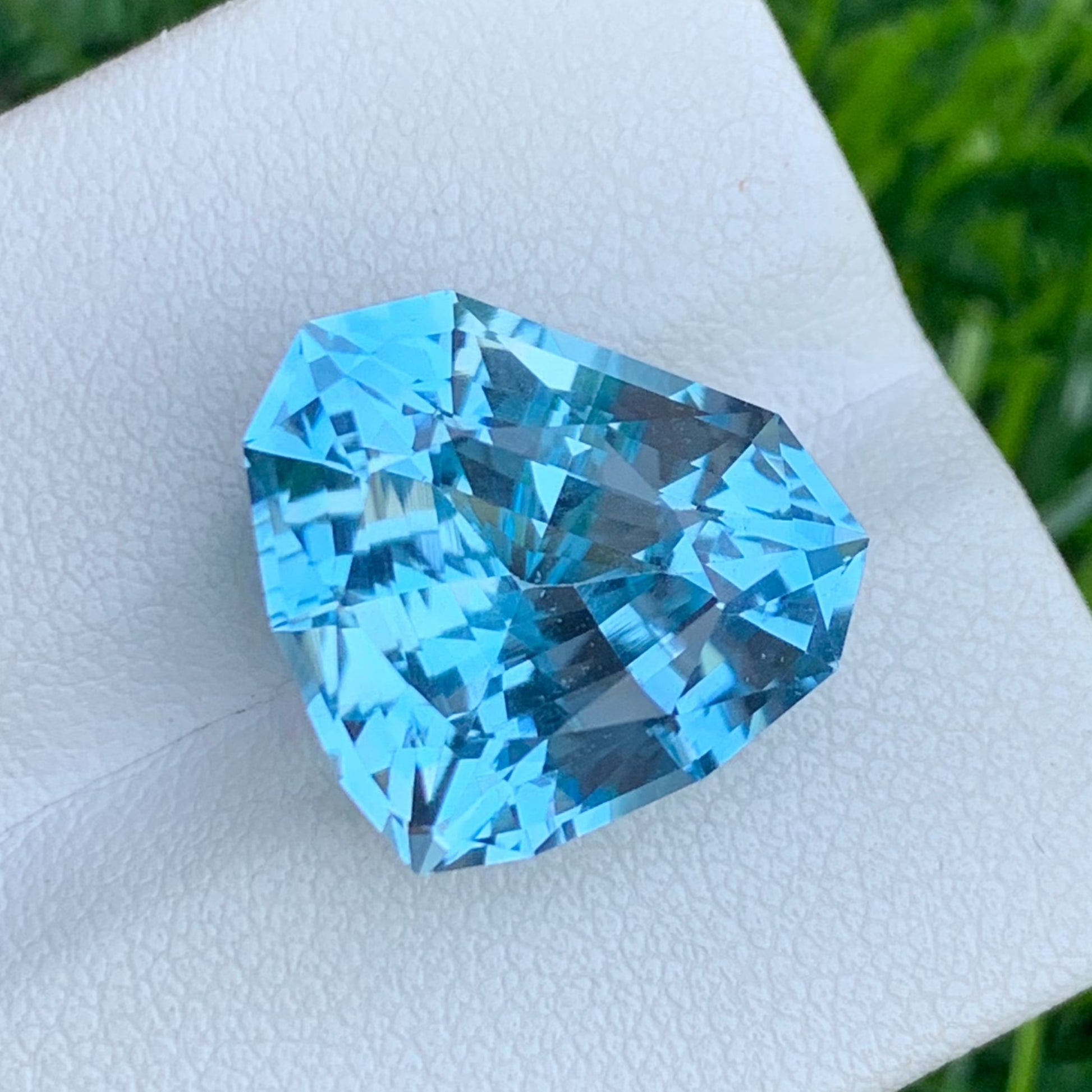 blue topaz gemstone