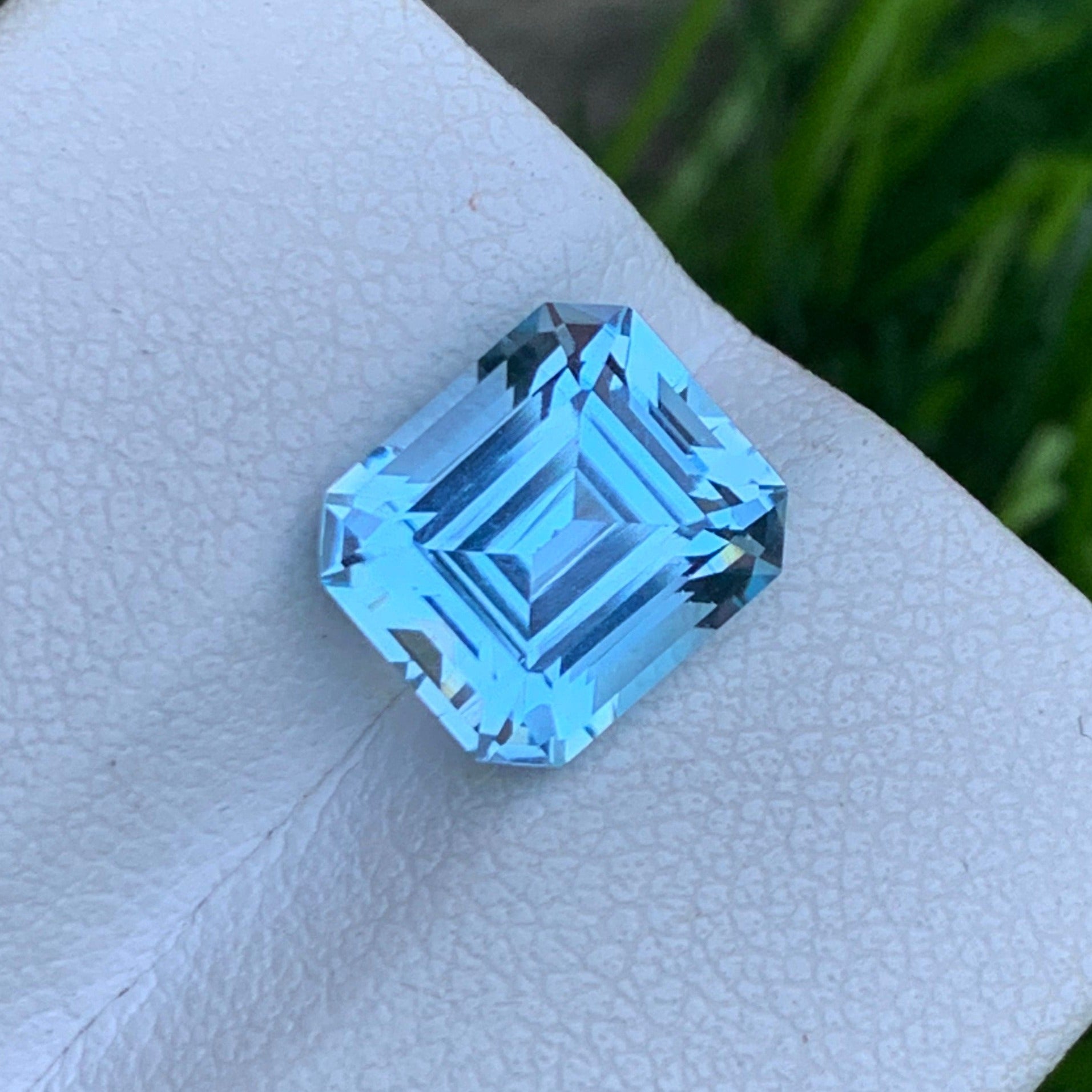 Faceted Blue Topaz