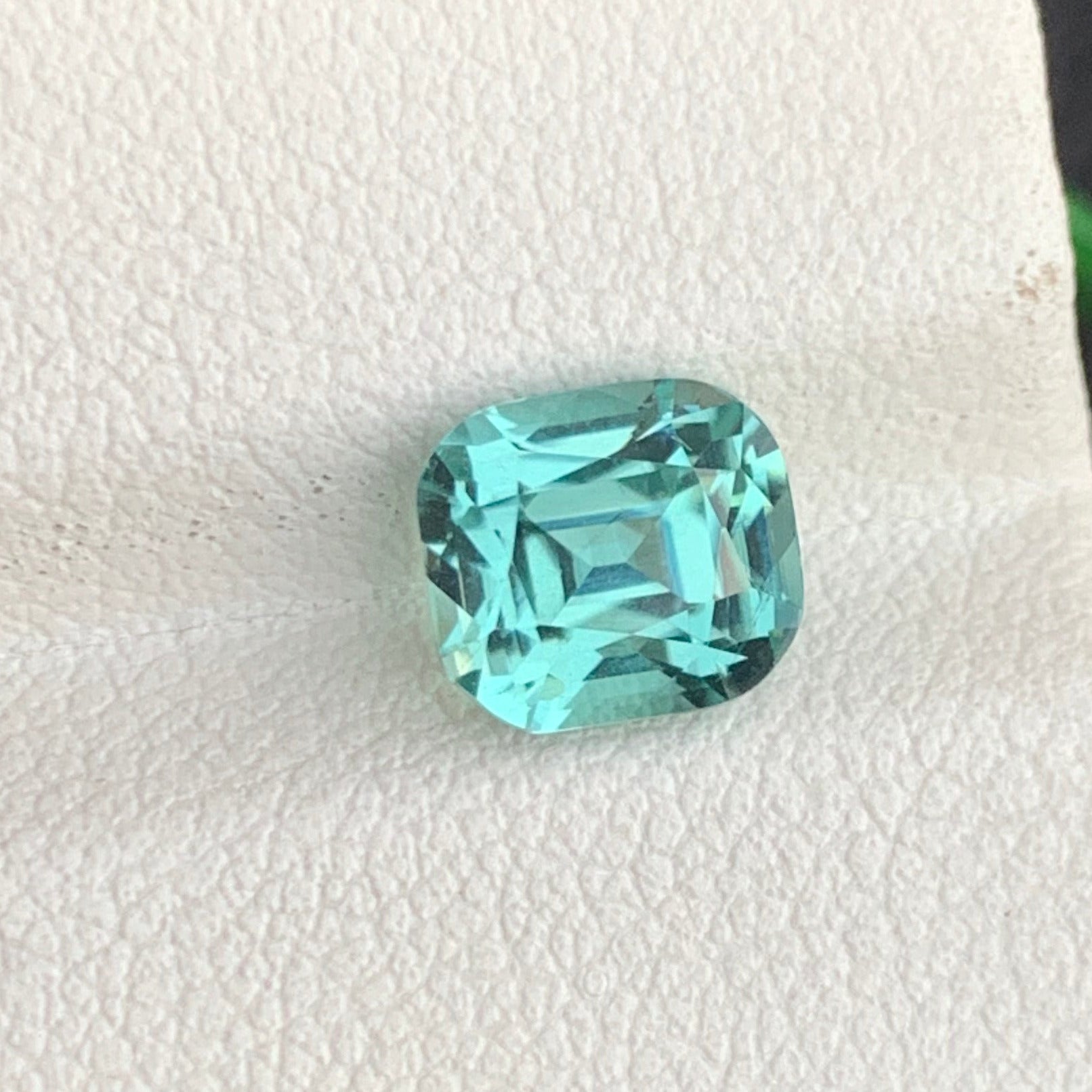 Greenish Seafoam Tourmaline stone
Seafoam Tourmaline jewelry