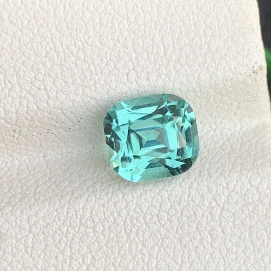 Greenish Seafoam Tourmaline stone
Seafoam Tourmaline jewelry