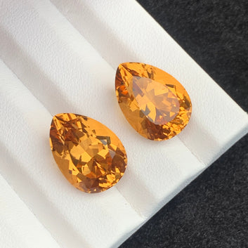 Yellow Honey Citrine pair
Yellow Honey Citrine earrings