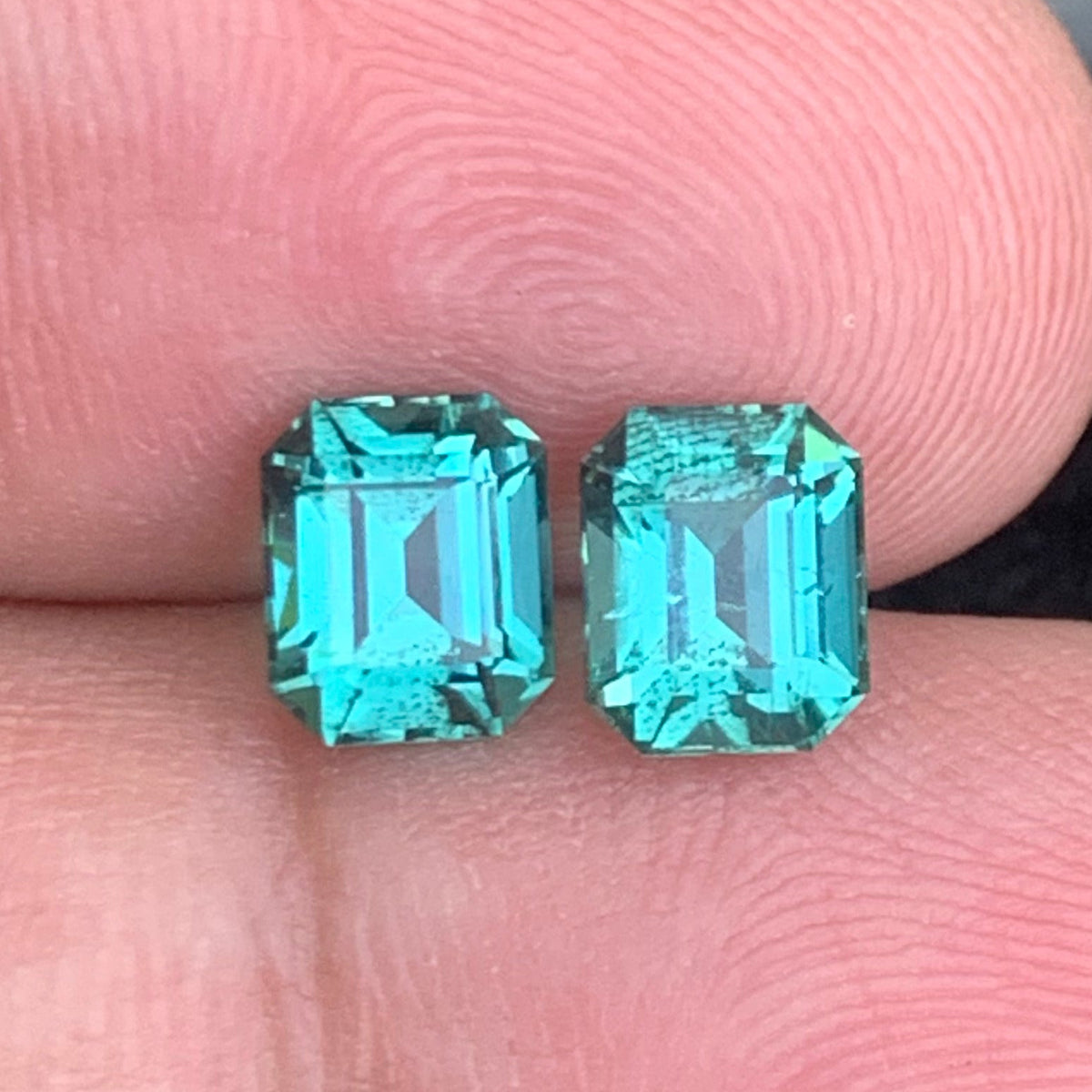 Lagoon Tourmaline earrings
Lagoon Tourmaline matching pair