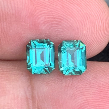 Lagoon Tourmaline earrings
Lagoon Tourmaline matching pair