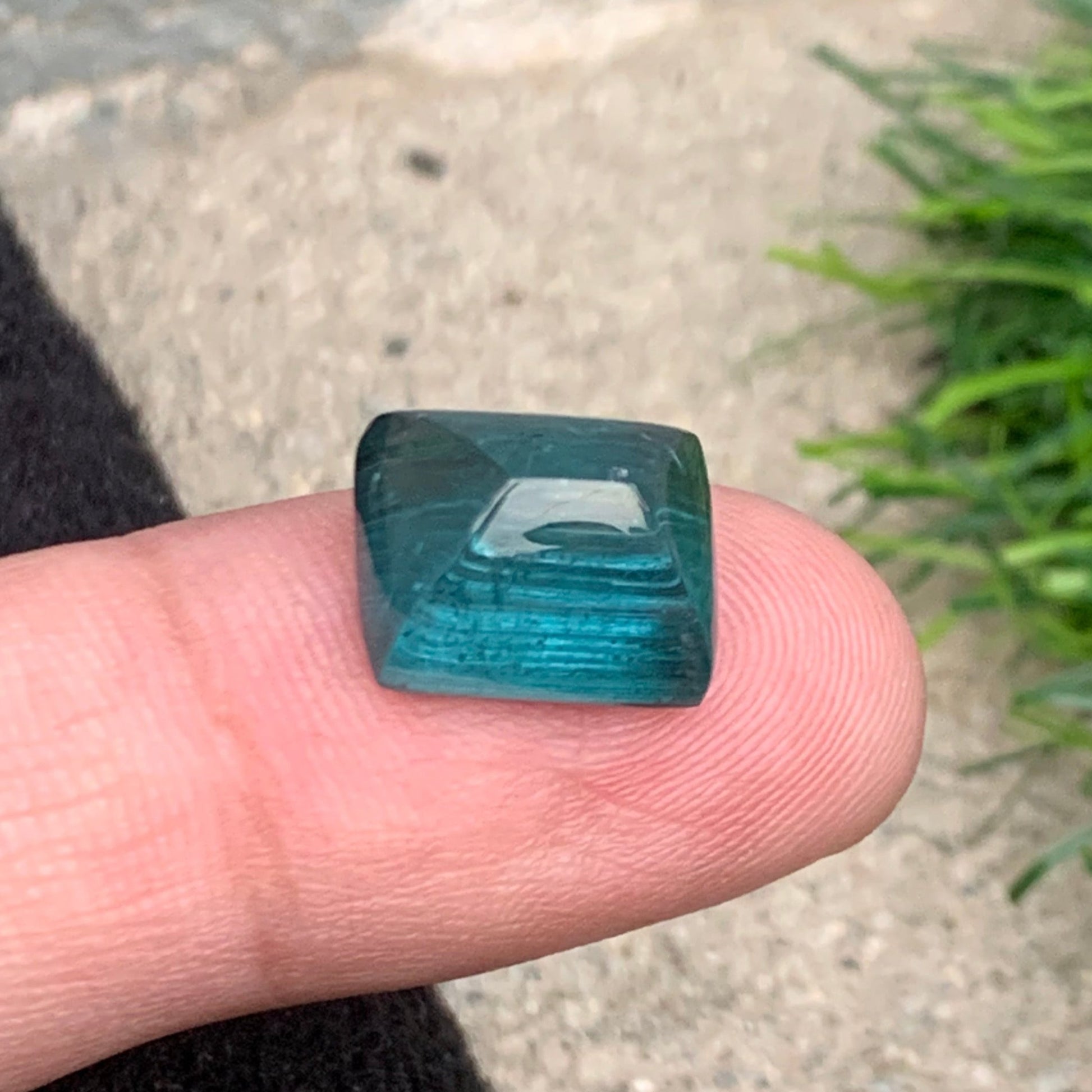 Teal Blue Stone cabochon 