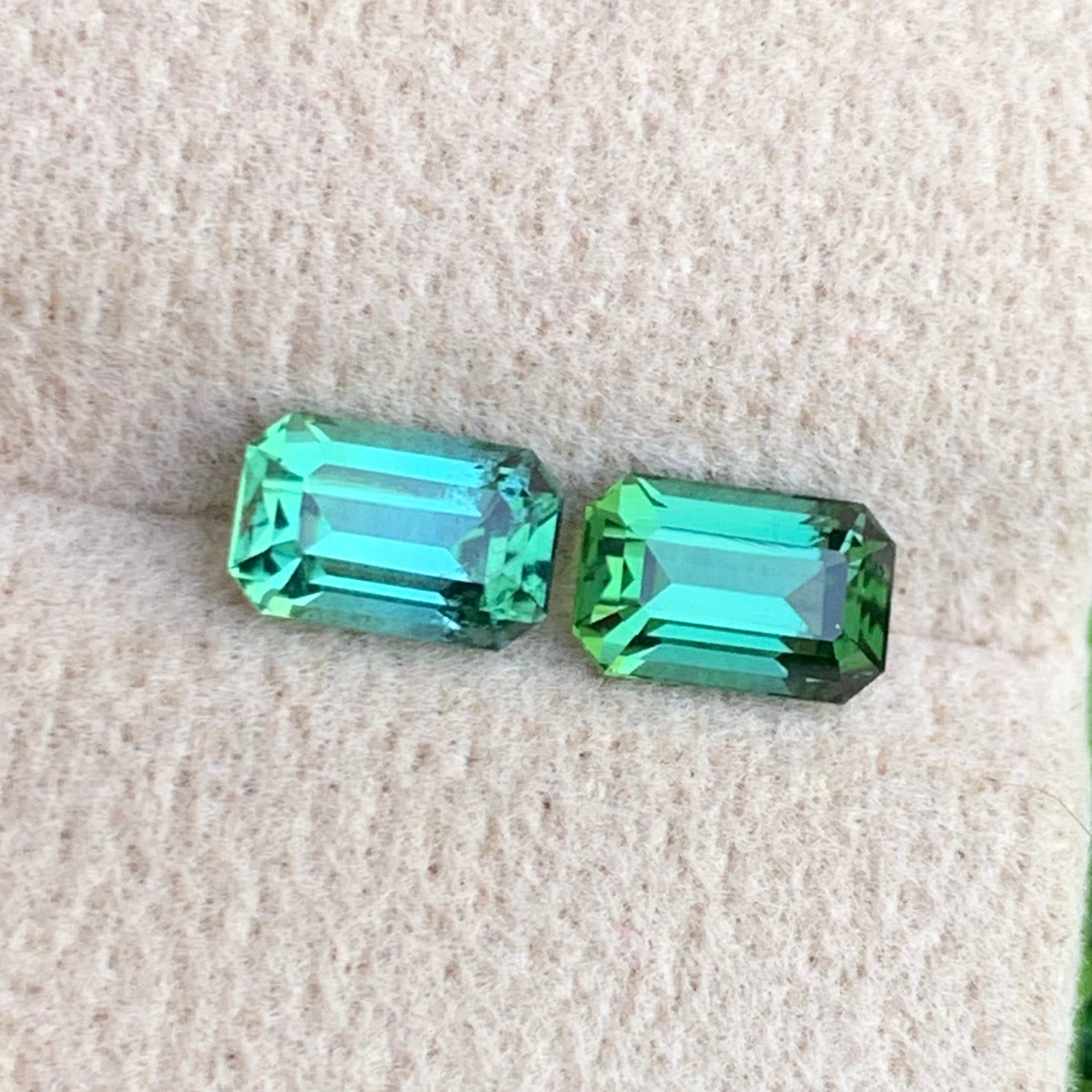 Bluish Green Tourmaline pair
Bluish Green Tourmaline Earrings