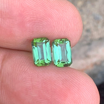 Bluish Green Tourmaline pair
Bluish Green Tourmaline  earrings