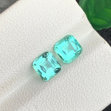 Greenish Seafoam Tourmaline stone
Greenish Seafoam Tourmaline pair
Greenish Seafoam Tourmaline rings