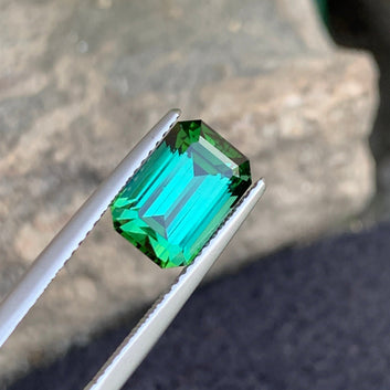 Loose bluish green tourmaline
