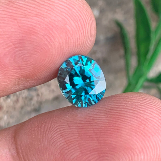 Blue Zircon stone
Blue Zircon jewelry