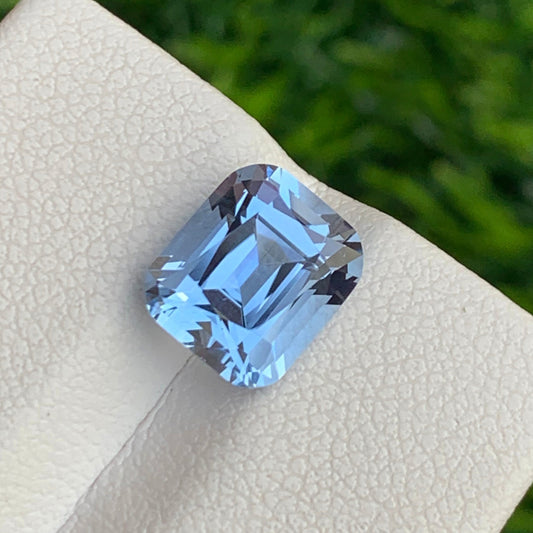 Blue Aquamarine from Africa, Cushion Cut 3.00 Cts