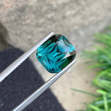 Loose bluish green tourmaline