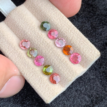 4.25 Carats Natural Round Shape Tourmaline Lot, Jewellery Size Tourmaline Lot from Afghanistan