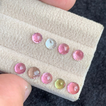 3.35 Carats Natural Round Shape Tourmaline Lot, Tourmaline Lot for Jewelry from Afghanistan