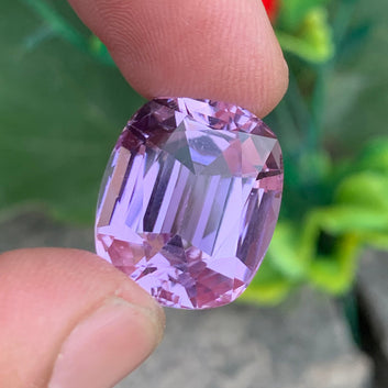 Excellent Pink Kunzite Gemstone, Cushion Cut 29.90 Cts