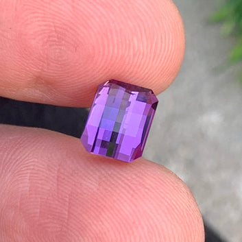 Pink Purple Amethyst, 2.45 Carats Pixel Shape, Loose Amethyst Gemstone