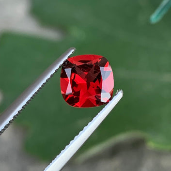 Natural Rhodolite Garnet, Cushion Cut 1.60 Cts